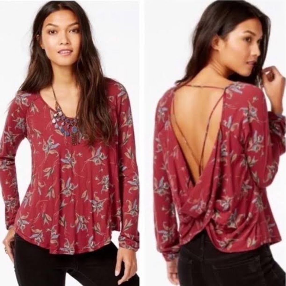 Free People Elsa Open Back Top